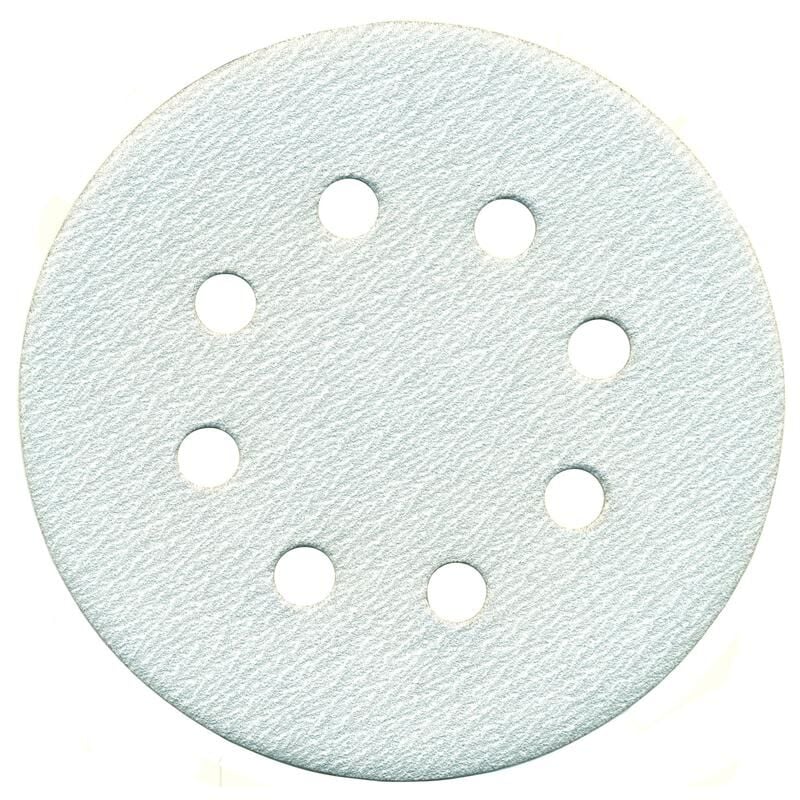 ALÜMİNYUM OKSİT CIRTLI 8 DELİKLİ DİSK ZIMPARA 125 mm 60 KUM