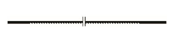 KABA DİŞLİ TESTERE (İNÇ BAŞINA 14 DİŞ) 12 Lİ