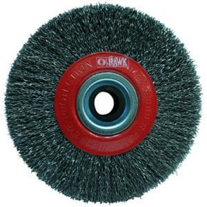 GRİ TELLİ DAİRE FIRÇA 300x30 mm