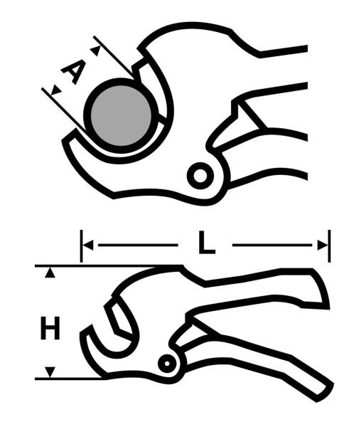 P32 PLASTİK BORU KESME MAKASI 32 mm