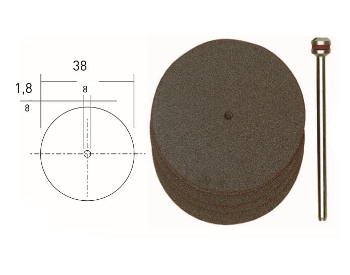 KESME DİSKİ 10 LU 38 mm