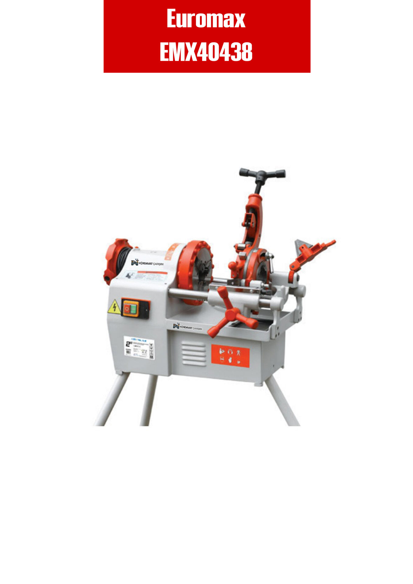 Euromax 40438 2'' Elektrikli Pafta Makinesi