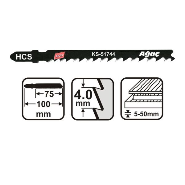 5 Lİ DEKUPAJ TESTERE BIÇAĞI 18 DİŞ