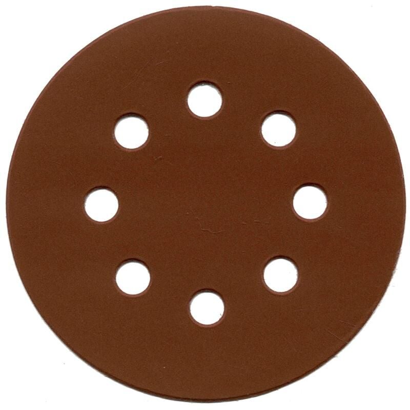 ALÜMİNYUM OKSİT CIRTLI 8 DELİKLİ DİSK ZIMPARA 125 mm 40 KUM