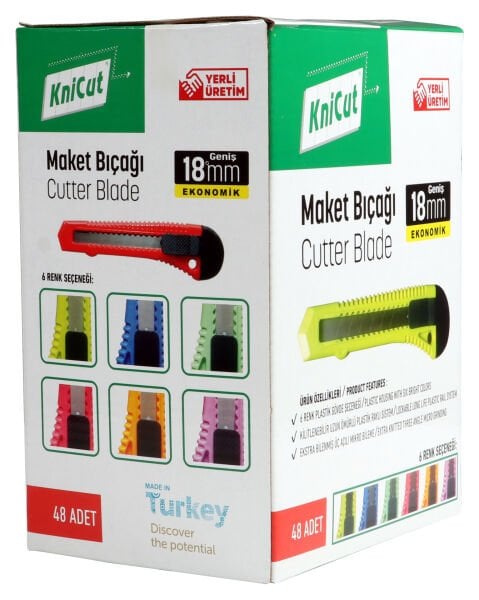 GENİŞ MAKET BIÇAĞI 18 mm