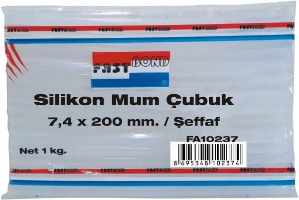 ŞEFFAF İNCE SİLİKON MUM ÇUBUK
