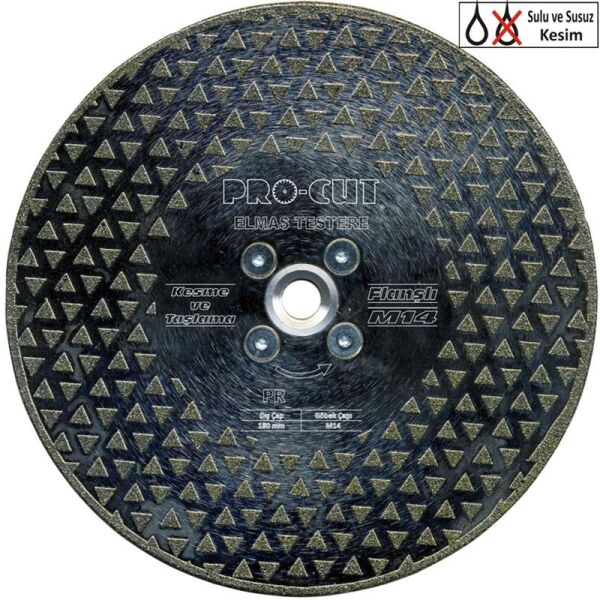 KESME VE TAŞLAMA TESTERE FLANŞLI 180 M14 DTF