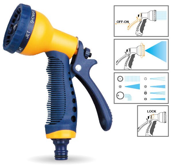 7 FONKSİYONLU SPREY TABANCASI