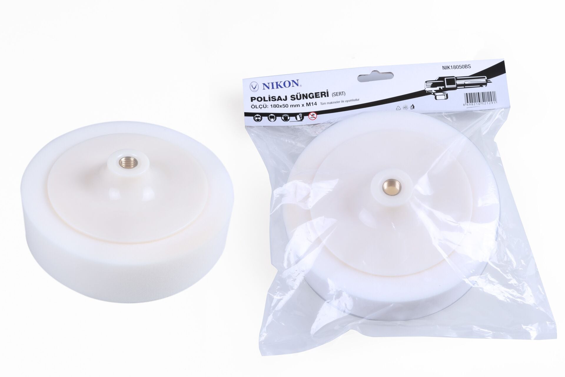 SERT POLİSAJ SÜNGERİ 180x50 mm