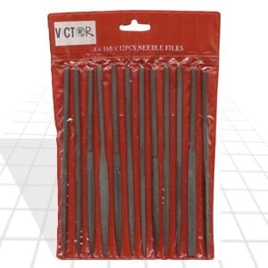 12 Lİ SAATÇİ EĞE SETİ 160x4 mm