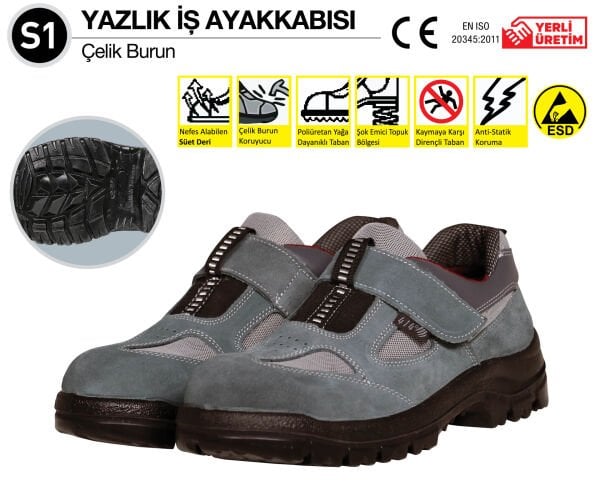 S1 YAZLIK İŞ AYAKKABISI NO:39