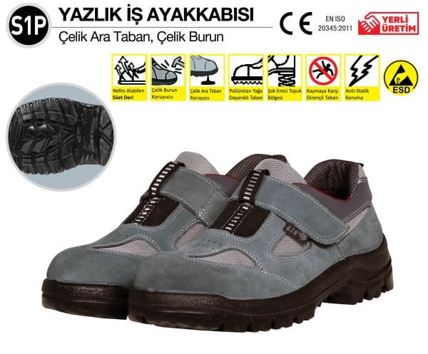 S1P YAZLIK İŞ AYAKKABISI NO:40