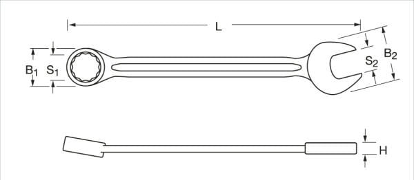 KOMBİNE ANAHTAR 12 mm